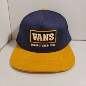 Vans Hat ( Blue & Gold )